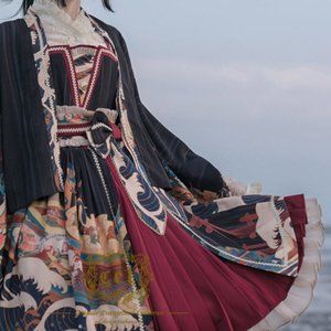 Kaeseki haori and kimono style dress